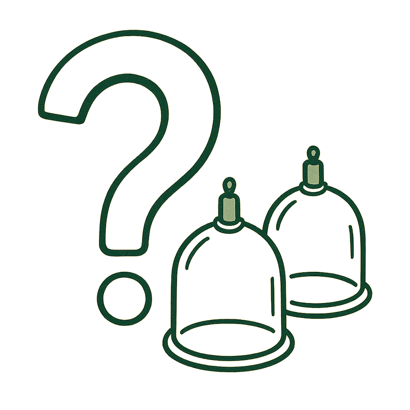 Hijama therapy illustration